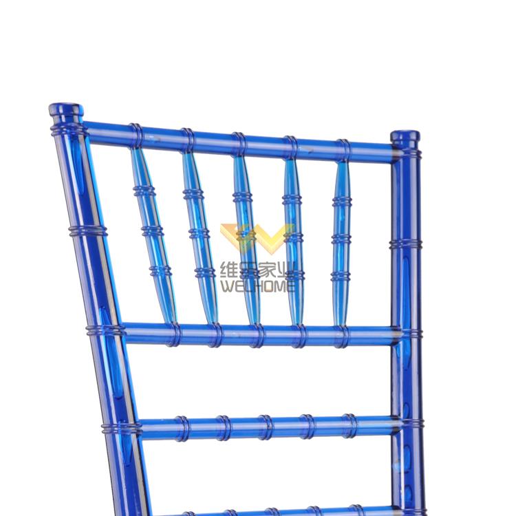 Blue Plastc  chiavari chair for wedding/events